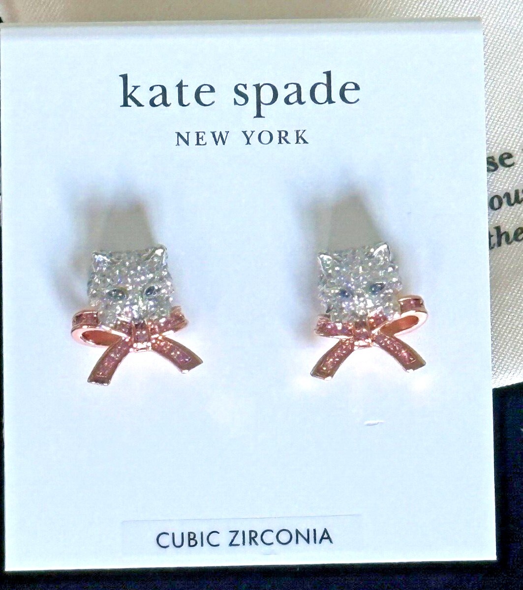 ケイトスペード 猫 ポーリーナ ピアス_画像4