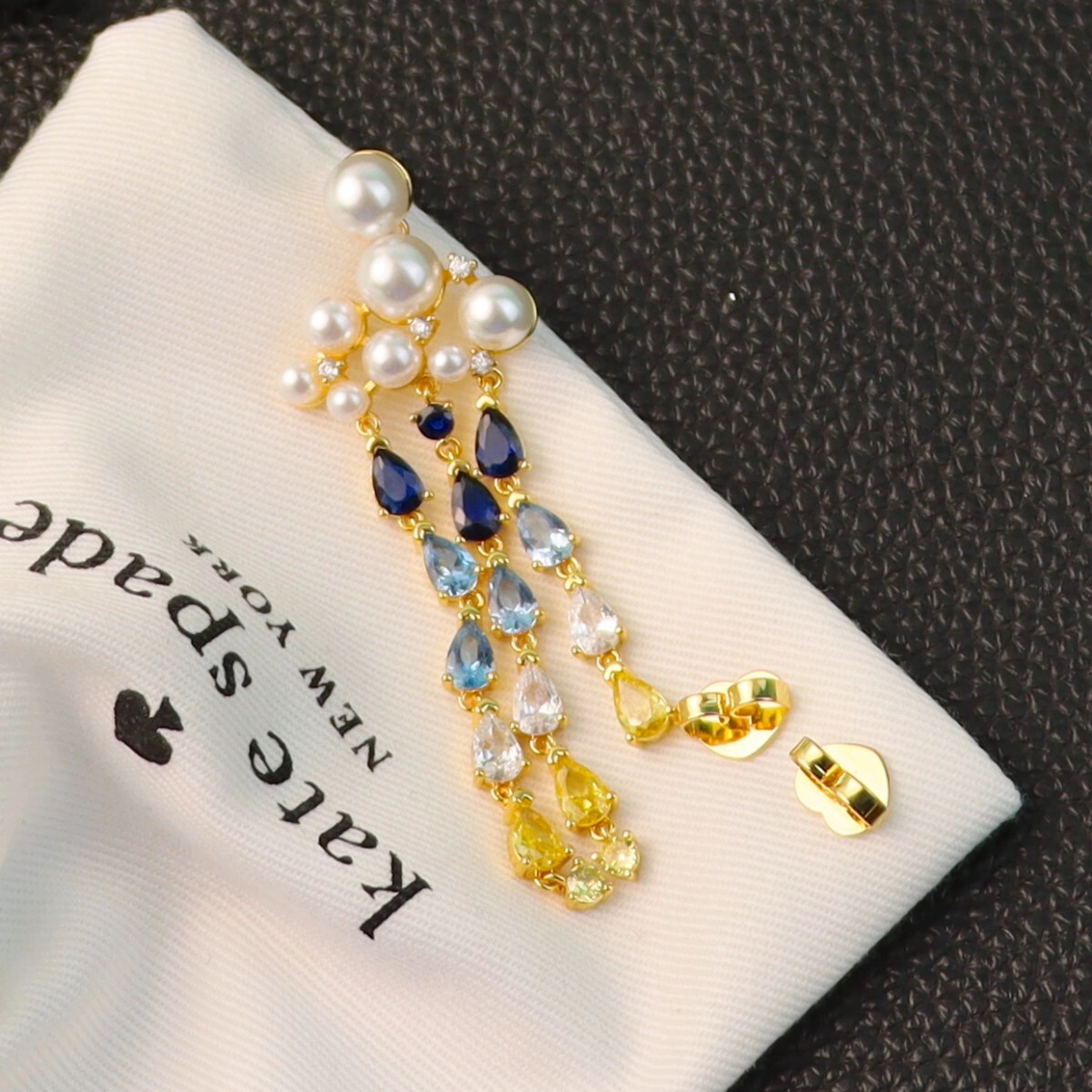 1点のみ☆ ケイトスペード レインオアシャイ ステートメントピアス_画像6