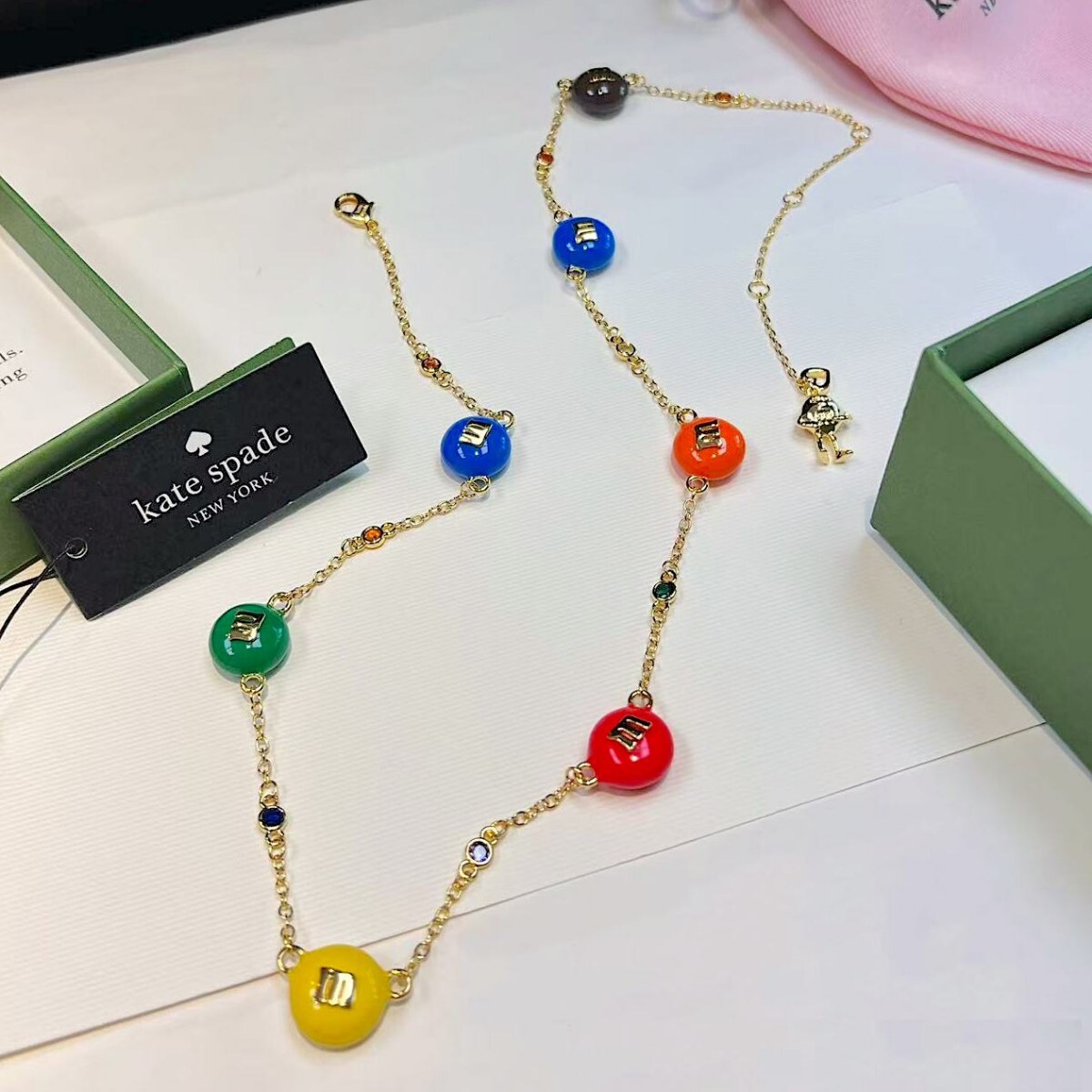 ケイトスペード x m&m ネックレス_画像8
