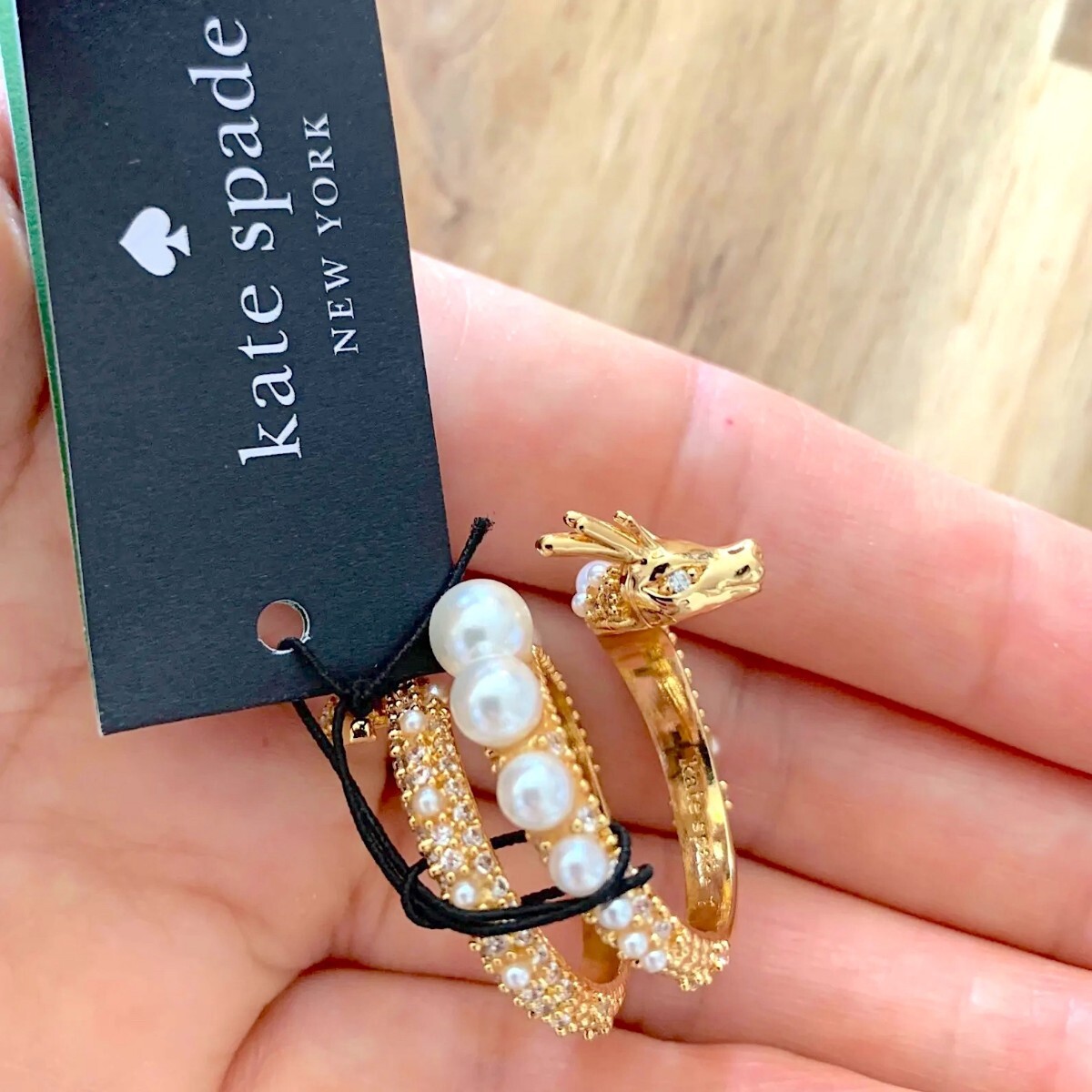 ケイトスペード 龍 ドラゴン リング_画像7