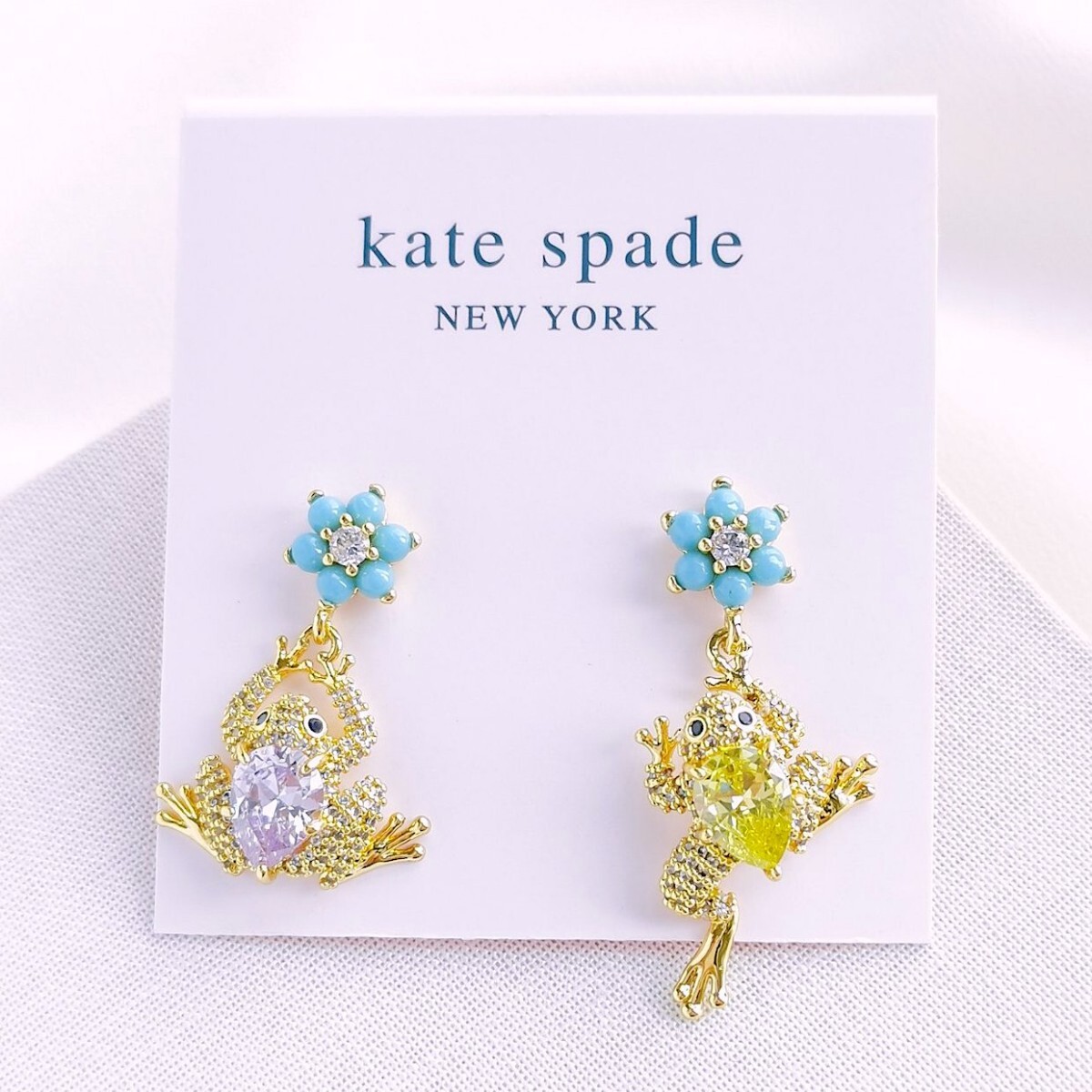 ケイトスペード 蛙 カエル ピアス_画像5