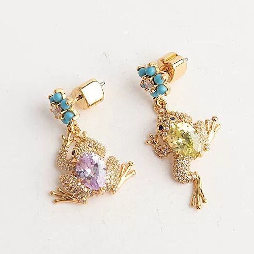 ケイトスペード 蛙 カエル ピアス_画像7