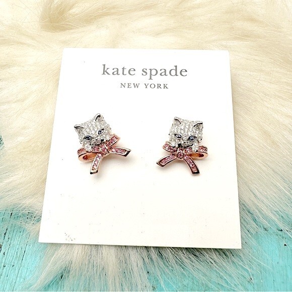 ケイトスペード 猫 ポーリーナ ピアス_画像5
