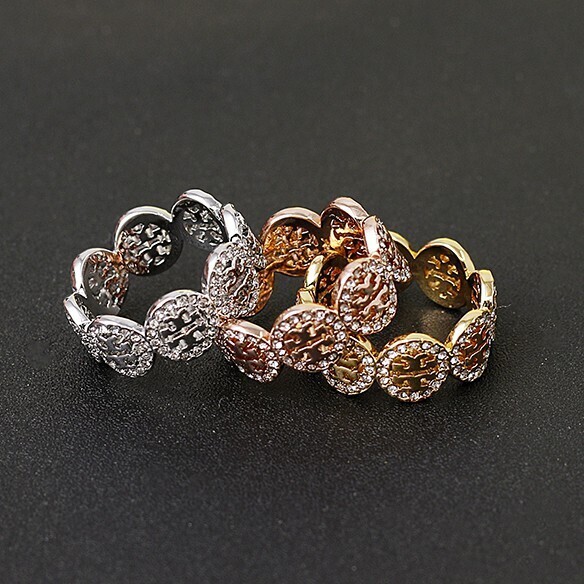 トリーバーチ パヴェロゴリング ゴールド_画像6