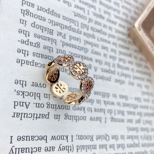 トリーバーチ パヴェロゴリング ゴールド_画像3