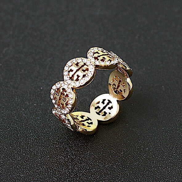 トリーバーチ パヴェロゴリング ゴールド_画像2