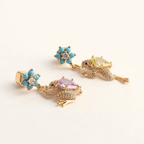 ケイトスペード 蛙 カエル ピアス_画像8