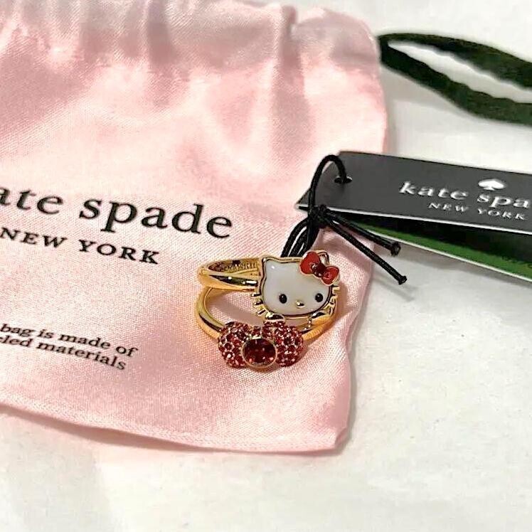 ケイトスペードxサンリオ ハローキティ リング_画像7