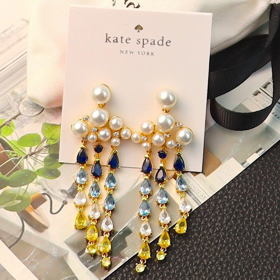 1点のみ☆ ケイトスペード レインオアシャイ ステートメントピアス_画像7