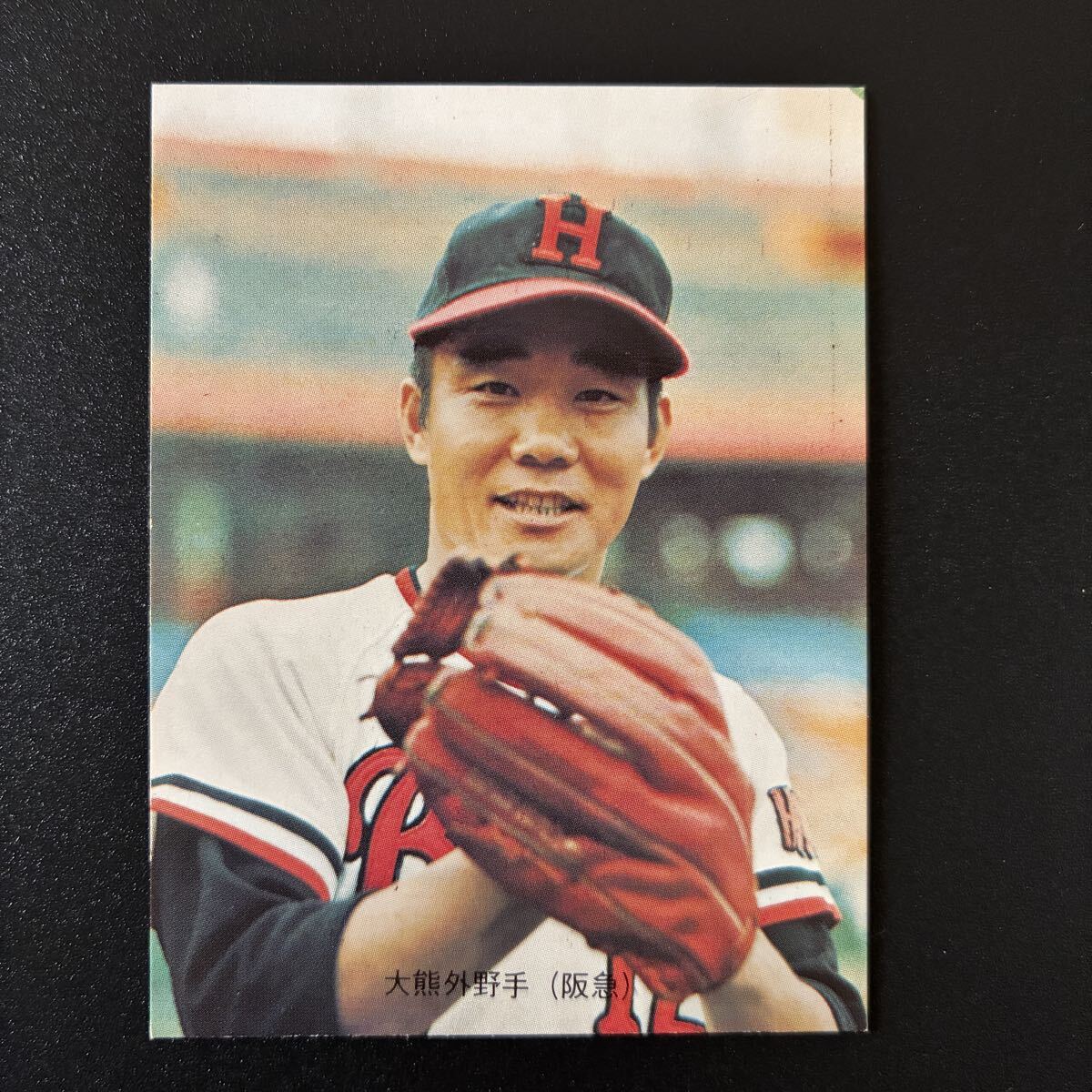  Calbee Professional Baseball карта 73 год No.61 флаг версия C модель поверхность большой медведь * задняя поверхность Yamamoto 