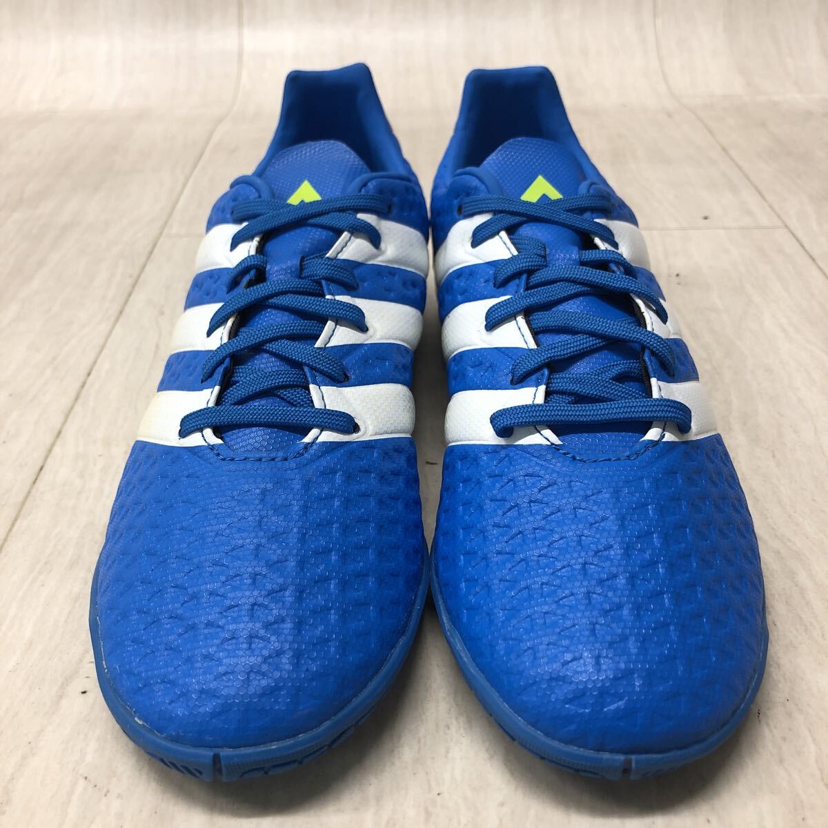 M326 FN-251024-1942 adidas アディダス ACE 16.4 INJ エース サッカーシューズ トレーニングシューズ ローカット ブルー 男の子 24.5cm_画像3
