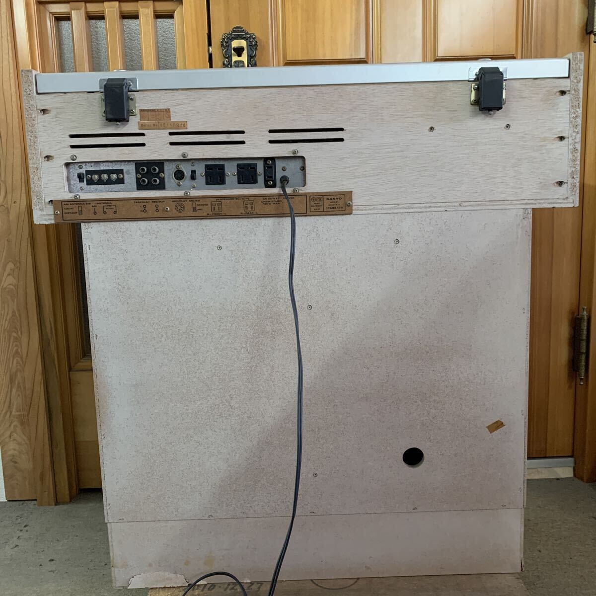 N988 SD-251107-555 OTTO オットー ステレオコンソールシステム MODEL OCW-S17 ターンテーブル ビンテージ オーディオ機器 通電確認済み_画像2