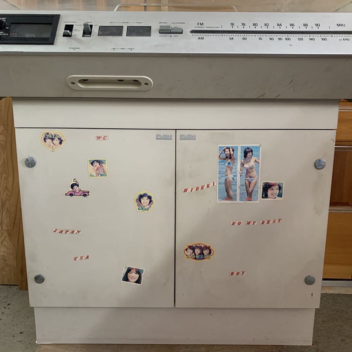 N988 SD-251107-555 OTTO オットー ステレオコンソールシステム MODEL OCW-S17 ターンテーブル ビンテージ オーディオ機器 通電確認済み_画像6