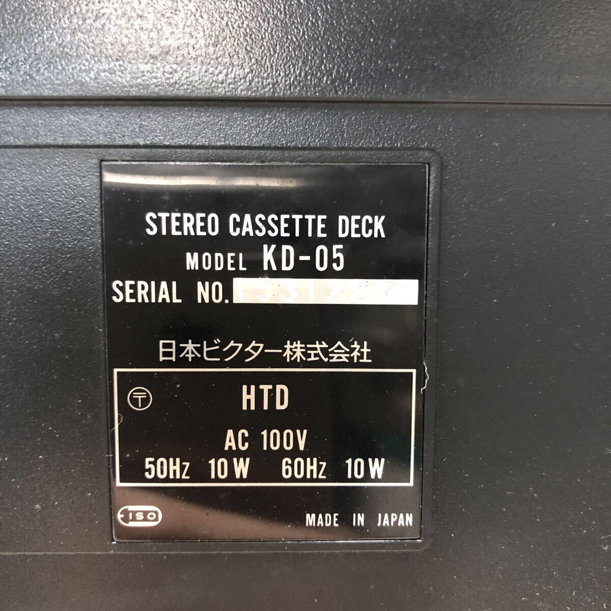 M534 ID-251118-1222 Victor ビクター KD-05 JA-S115 JT-V115 カセットデッキ プリメインアンプ FM\AMチューナー オーディオ機器_画像8