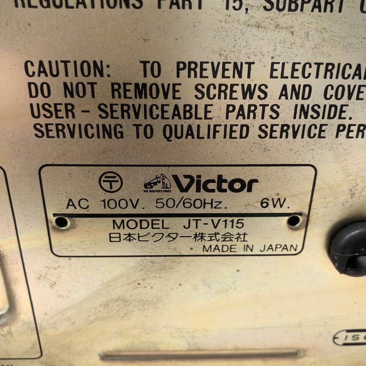 M534 ID-251118-1222 Victor ビクター KD-05 JA-S115 JT-V115 カセットデッキ プリメインアンプ FM\AMチューナー オーディオ機器_画像10