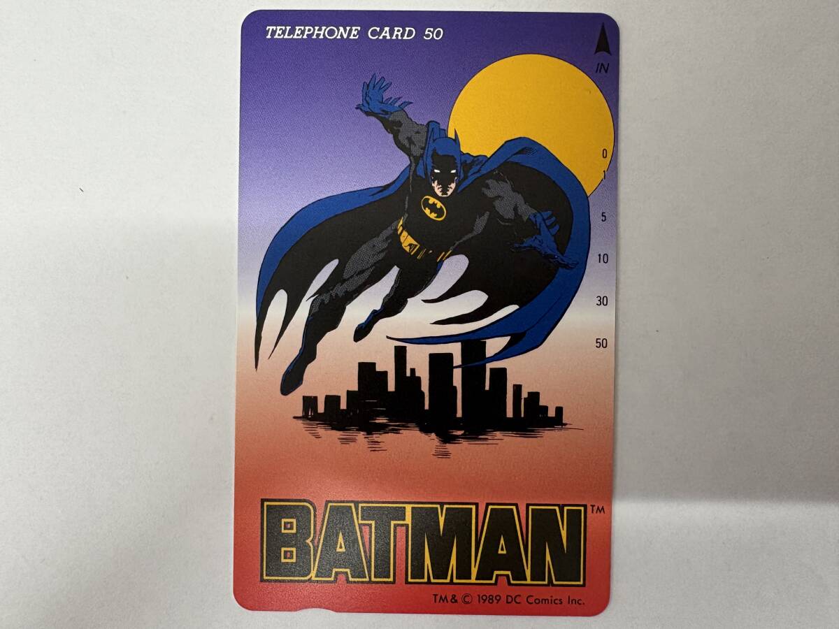 未使用保管品/バットマン/BATMAN/5種/5枚/おまとめ/50度/テレホンカード/テレカ_画像6