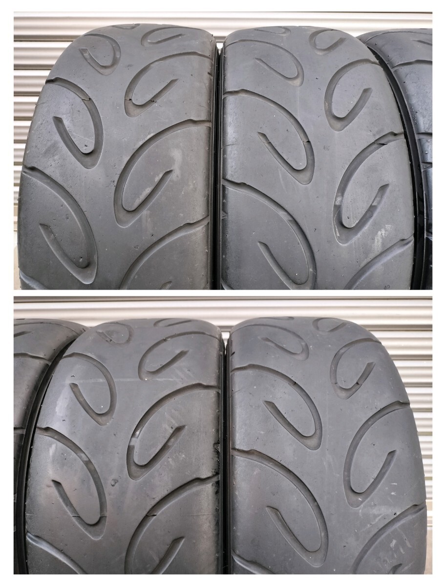 ワタナベ F8F 14インチ 14×6J 4H PCD100 約+36 ADVAN A050 185/60R14★ガンメタ再塗装 エイトスポーク 8 シビック ロードスター等 当時物_画像8