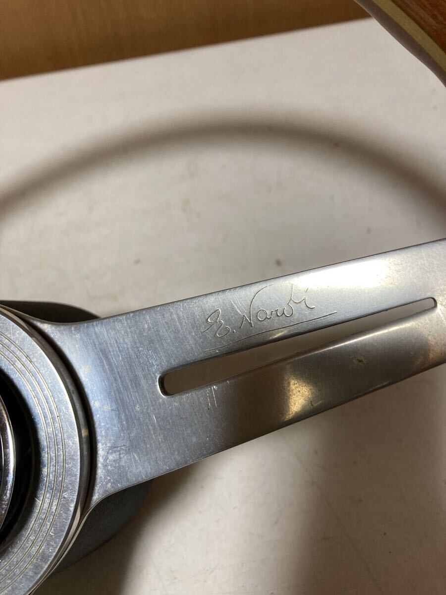 руль "Nardi" под дерево полировка Rally дрифт машина руль Vintage античный хранение товар руль Италия производства