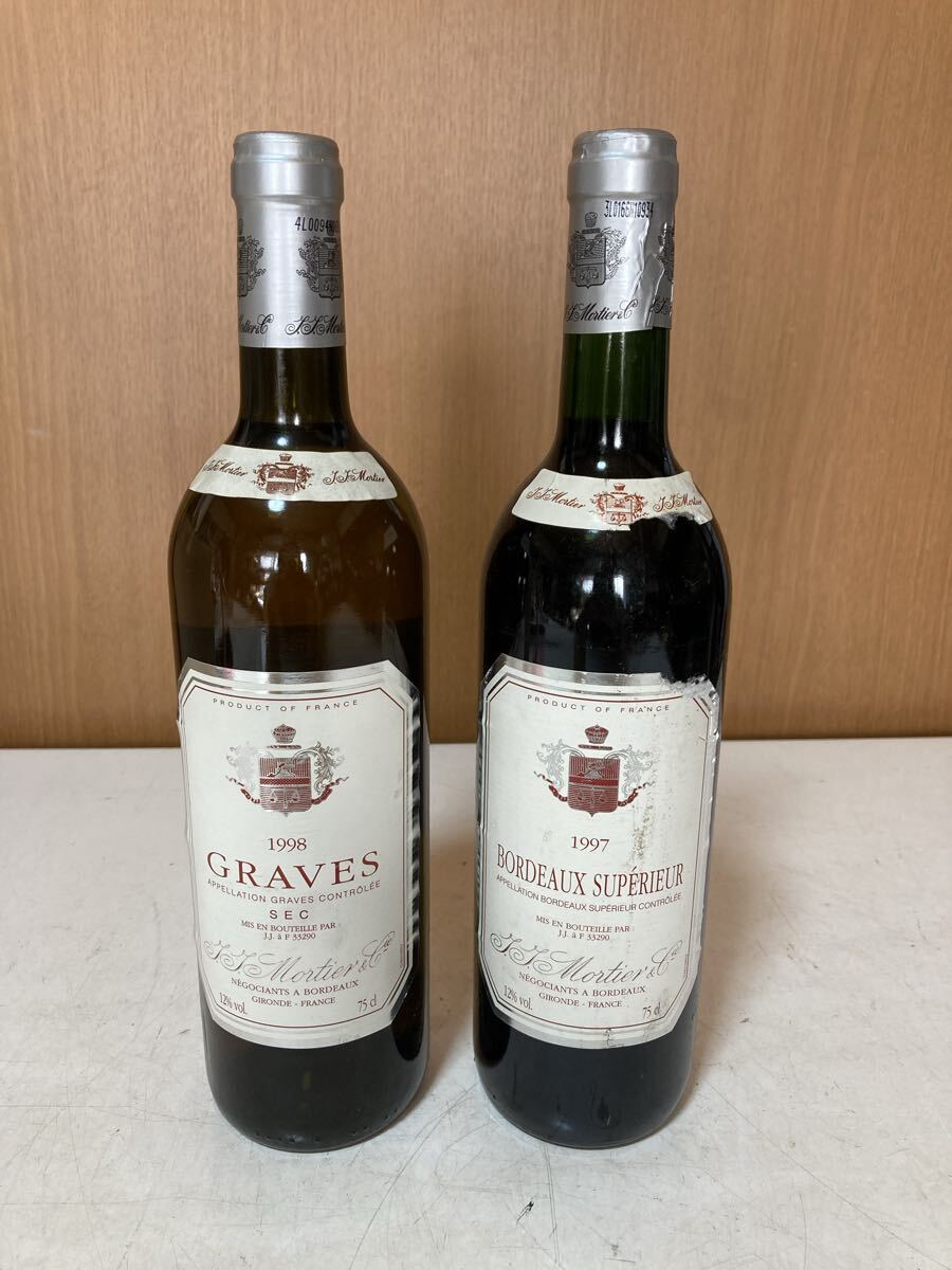 古酒 未開栓 果実酒 ワイン フランス産 酒 GRAVES BORDEAUX SUPERIEUR コレクション　まとめて　保管品_画像1