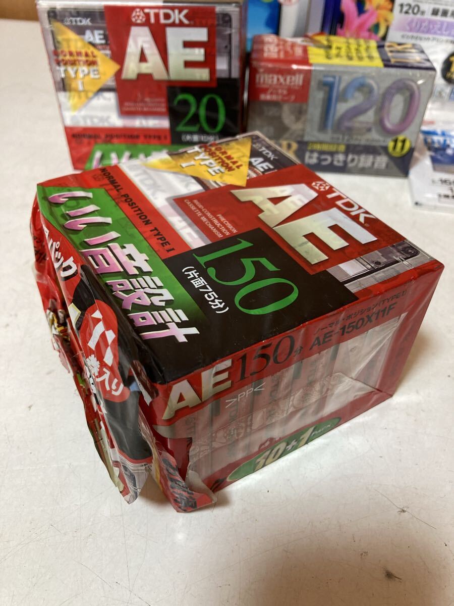 未使用　保管品　maxell TDK SONY カセットテープ DVD-R 記録媒体　まとめて　コレクション　当時物　32点　_画像4