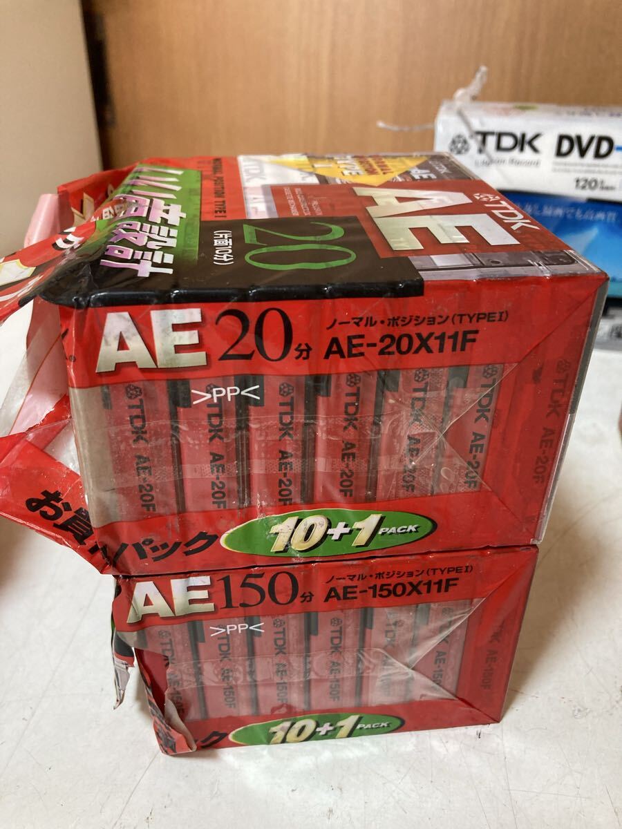 未使用　保管品　maxell TDK SONY カセットテープ DVD-R 記録媒体　まとめて　コレクション　当時物　32点　_画像5