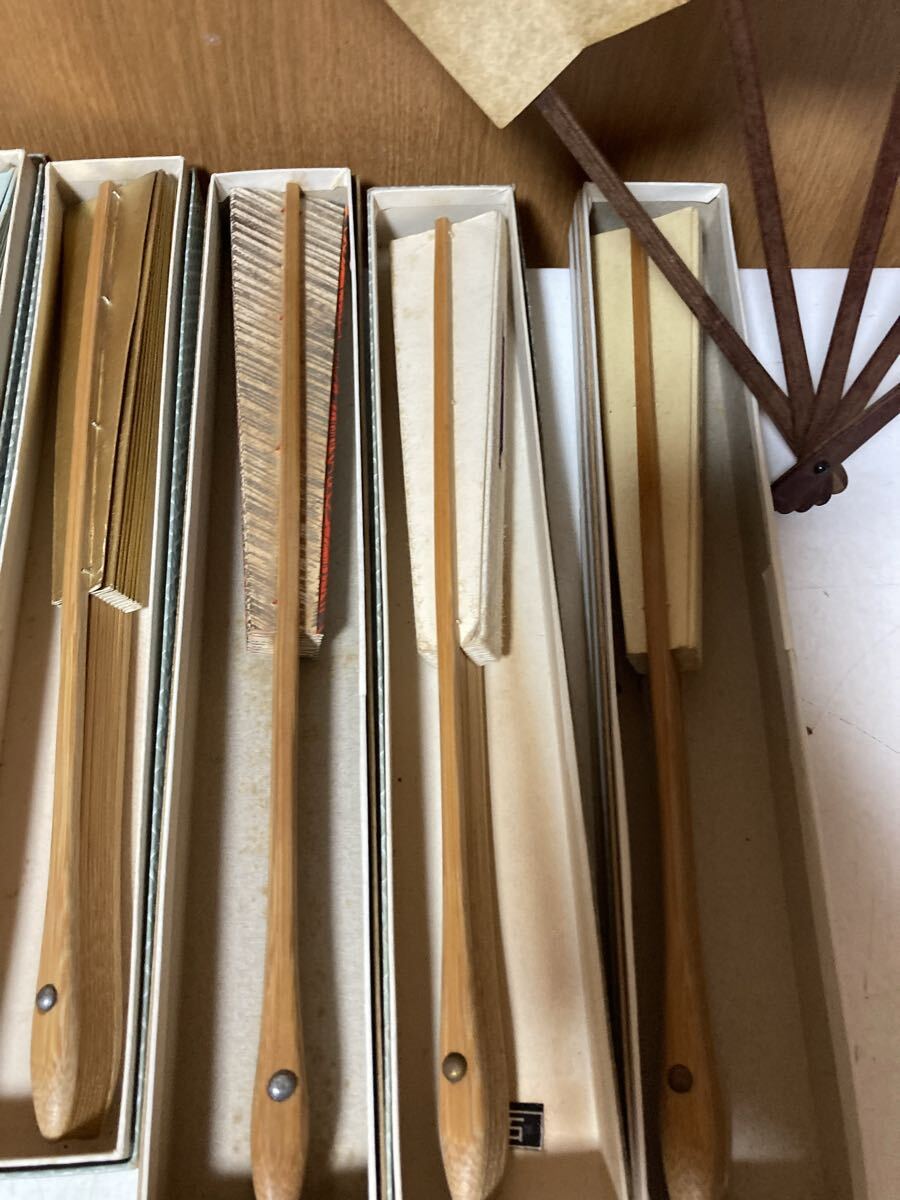 扇子 和装小物 せんす 日本舞踊 京扇子 舞扇子 レトロ 扇 舞扇 昭和レトロ まとめて　保管品　大_画像6