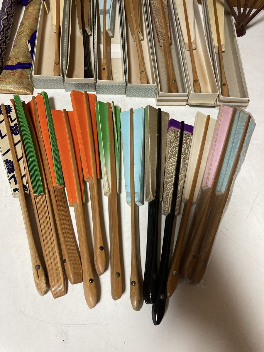 扇子 和装小物 せんす 日本舞踊 京扇子 舞扇子 レトロ 扇 舞扇 昭和レトロ まとめて　保管品　大_画像7