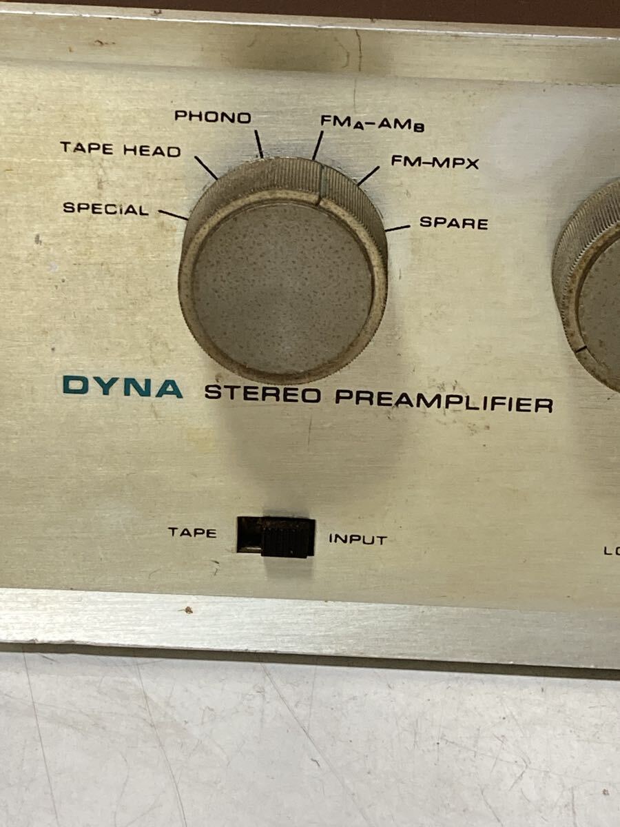  Junk DYNA стерео усилитель мощности STEREO PREAMPLIFIER античный коллекция хранение товар 