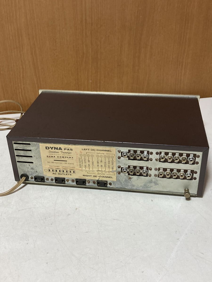  Junk DYNA стерео усилитель мощности STEREO PREAMPLIFIER античный коллекция хранение товар 