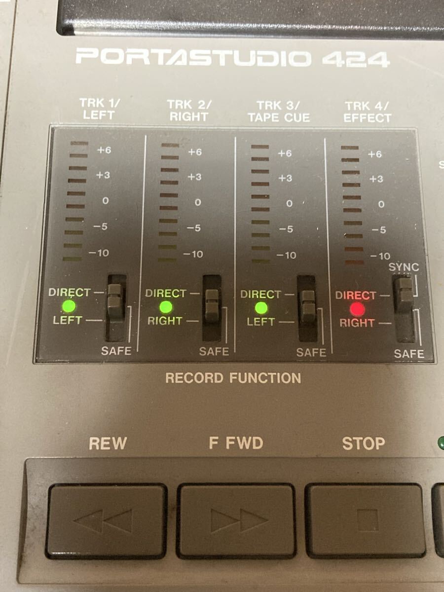  б/у TASCAM Tascam PORTASTUDIO 424 многоканальный магнитофон PORTA STUDIO MTR Tascam античный коллекция retro хранение товар 