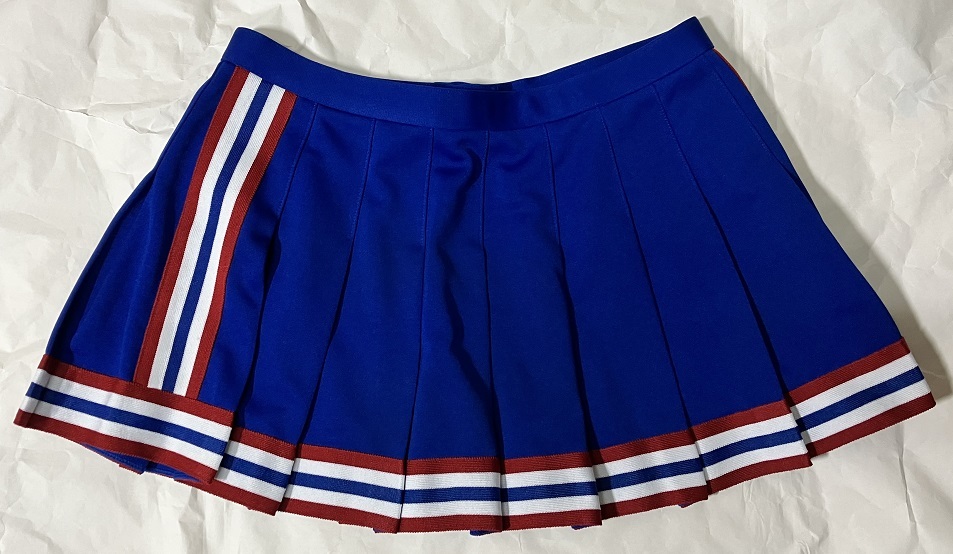 新品 チア スカート 青 大きいサイズ チアリーディング ユニフォーム ユニホーム バトン部 バトントワリング_画像2