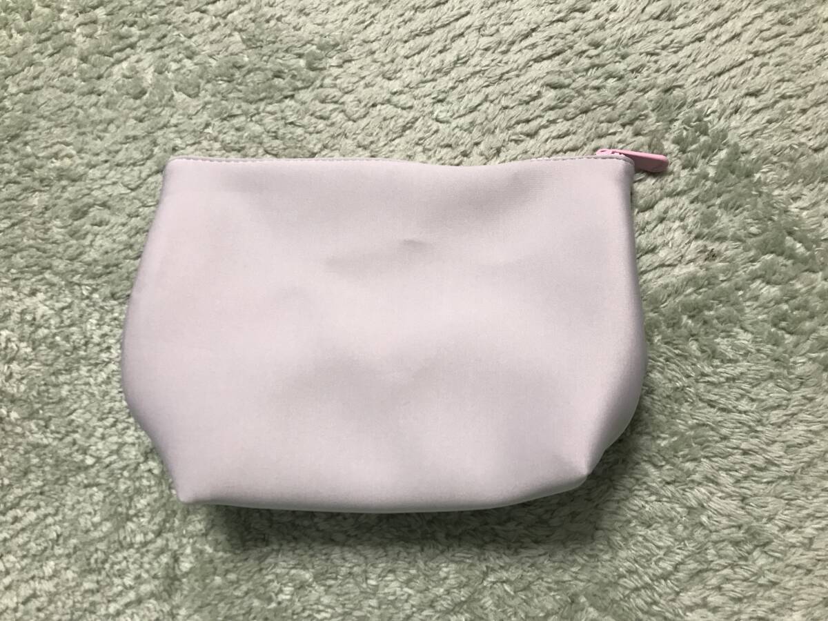 未使用★Christian Diorクリスチャンディオール　ノベルティポーチ　グレーピンク_画像2