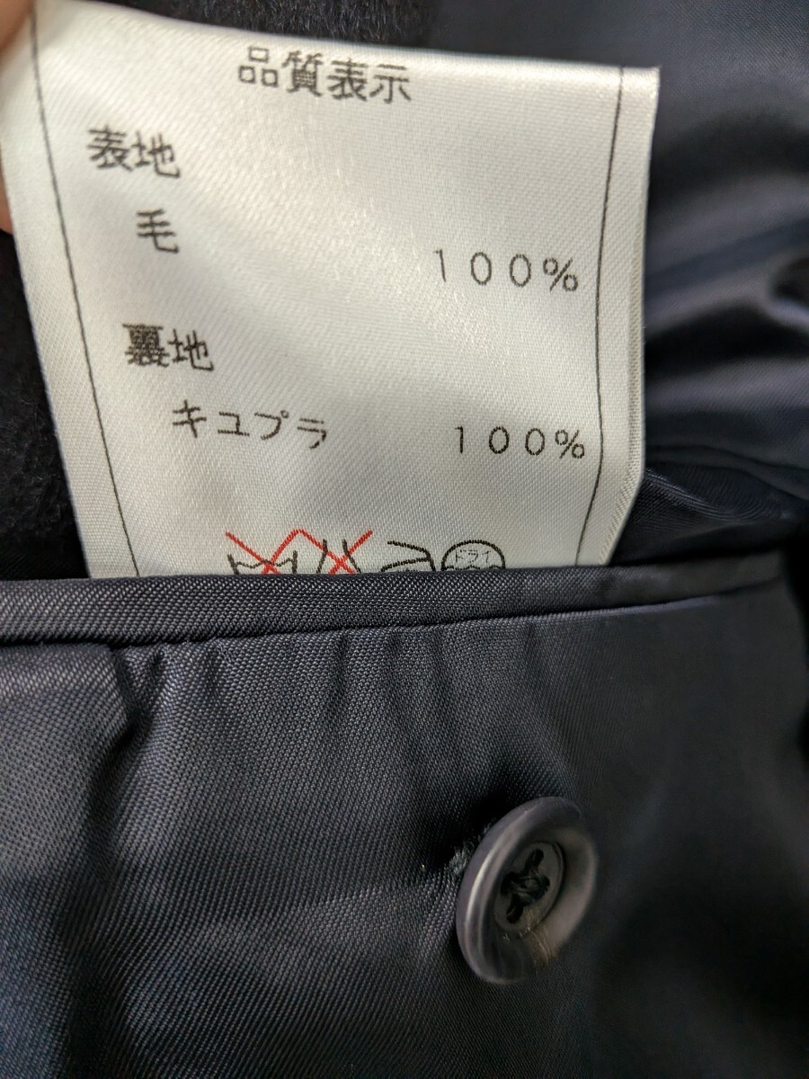 麻布テーラー　ビジネスコート　オーダー品　ネイビー_画像5
