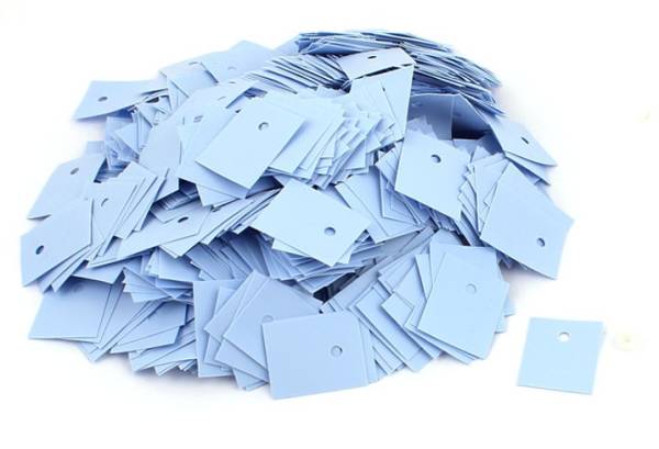 ヒートシンク 放熱用 熱導電性シリコンシート パッド TO-3P用 100枚セット_画像1