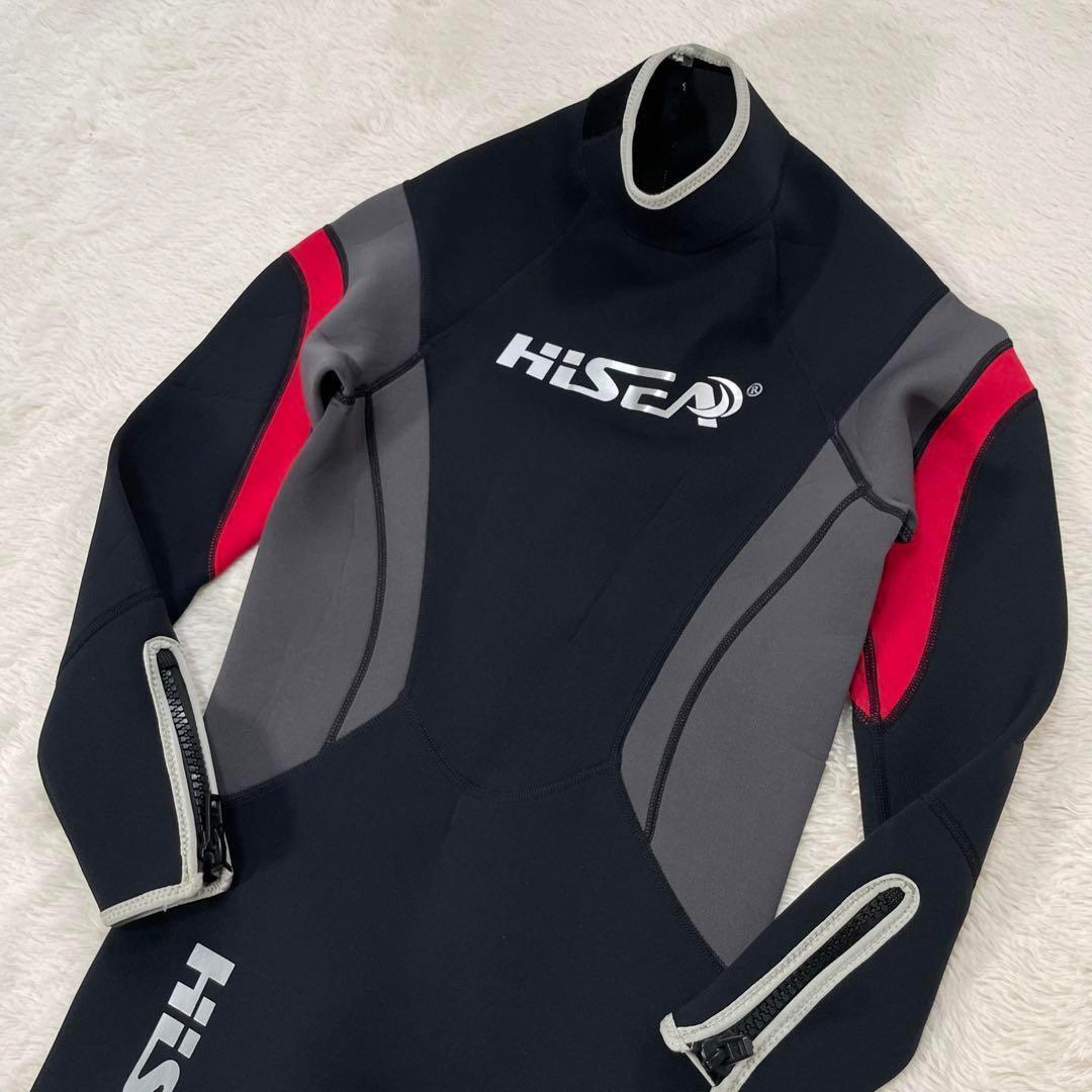 未使用 ウェットスーツ フル バッグジップ 2.5㎜ サーフィン ダイビング_画像6