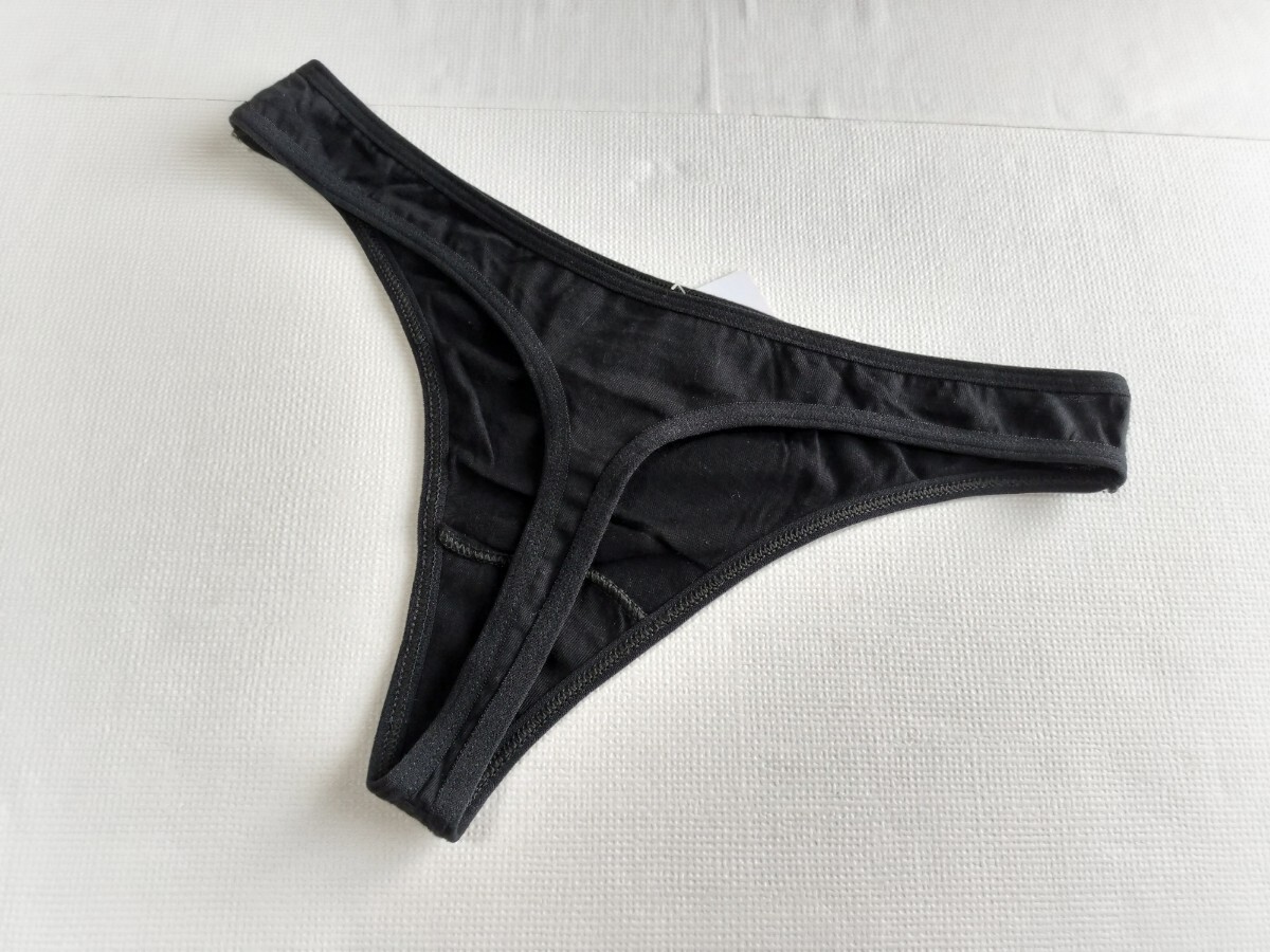 ★新品★ L Tバック ショーツ ブラック 黒 シンプル セクシーランジェリー_画像3