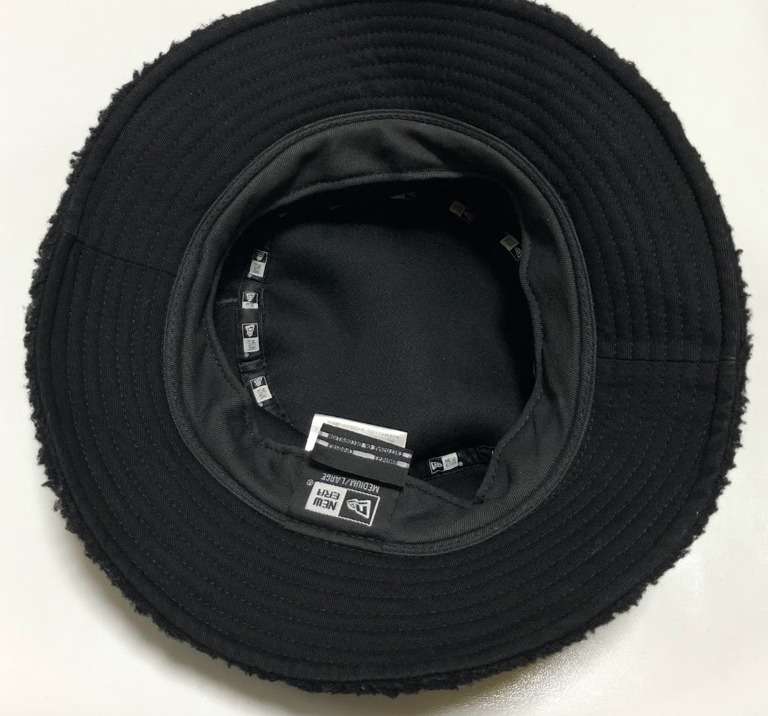 NEW ERA ニューエラ ボア バケットハット ブラック モコモコ ★ MEDIUM / LARGE_画像5