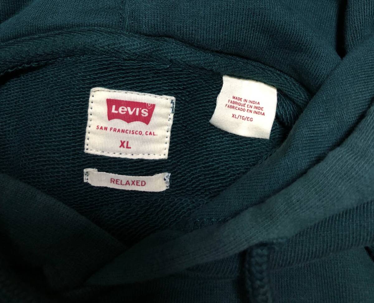 Levi's リーバイス RELAXED リラックスフィット グラフィック パーカー EXPLORERS サイズXL_画像2