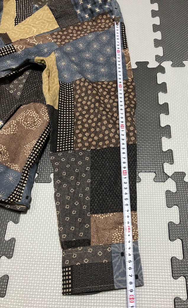 OLD WORK change well パッチワーク 長袖シャツ Lサイズ_画像6