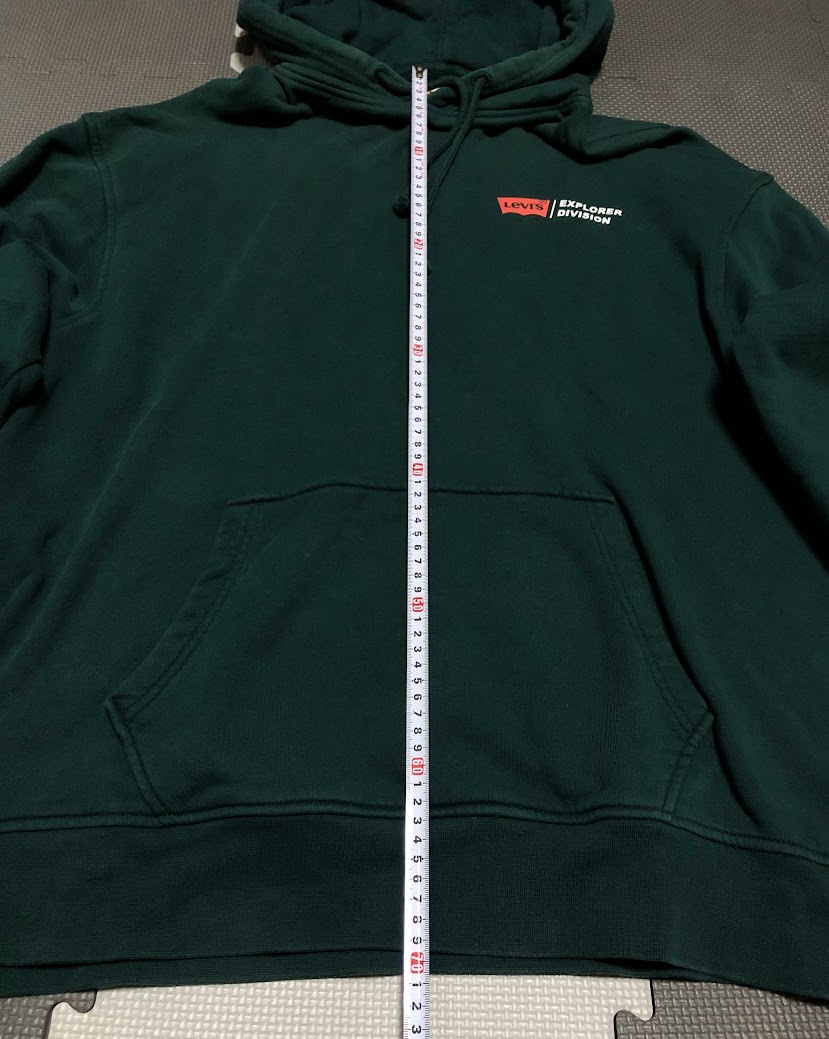 Levi's リーバイス RELAXED リラックスフィット グラフィック パーカー EXPLORERS サイズXL_画像7