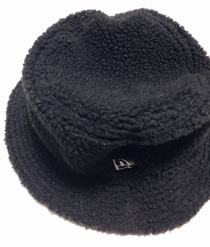 NEW ERA ニューエラ ボア バケットハット ブラック モコモコ ★ MEDIUM / LARGE_画像3