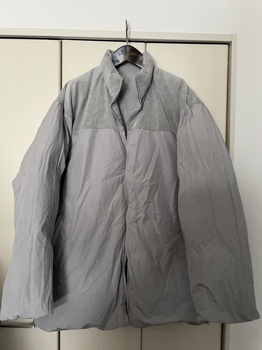 stein シュタイン オーバーサイズリバーシブルダウンジャケット ライトグレー サイズS _画像5