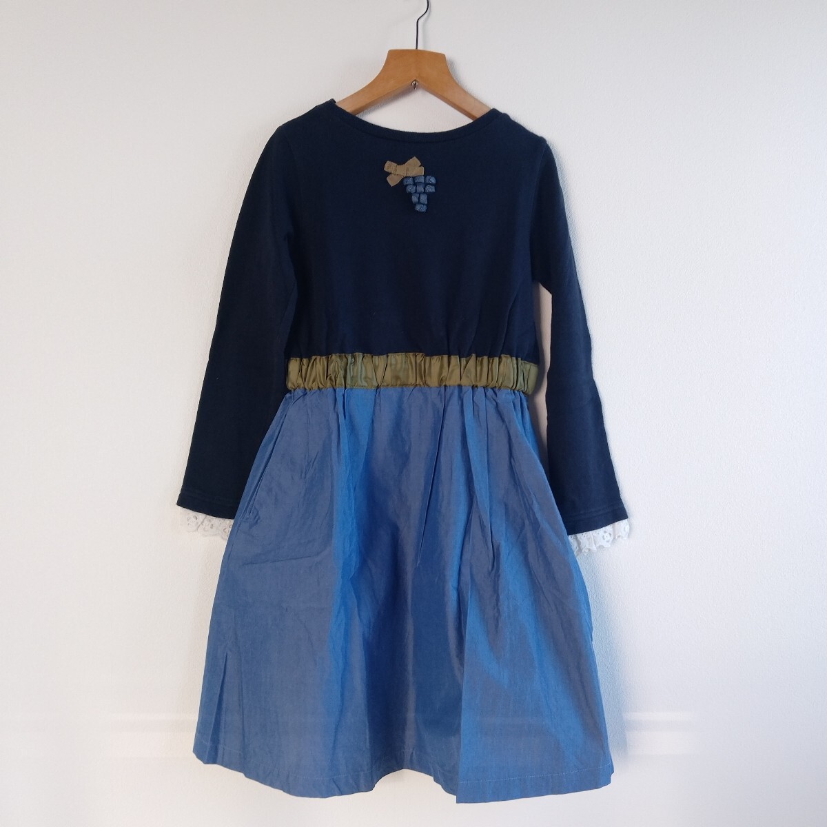 ファミリア秋のぶどうワンピース_画像1