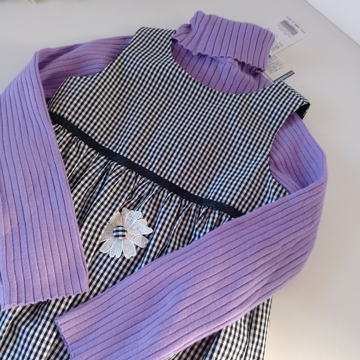 べべお花が可愛いワンピース_画像6