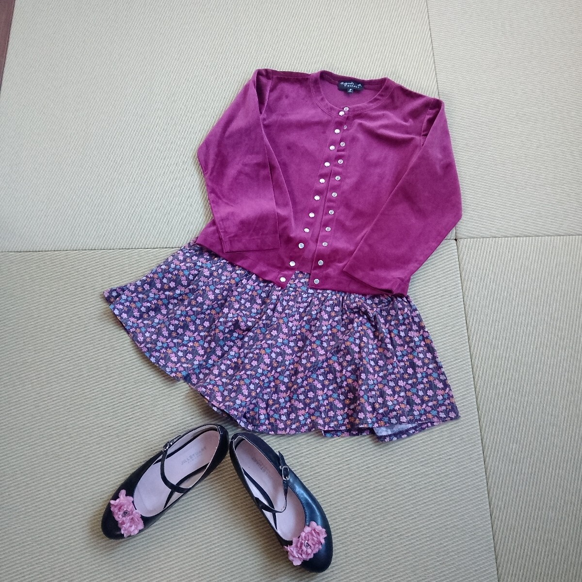 アニエスべー 女の子カーデガンセット_画像10