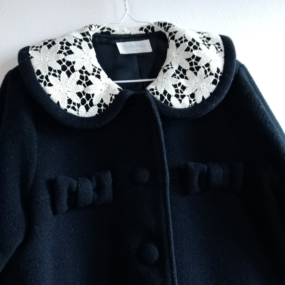 シャーリーテンプルレース襟コート_画像2