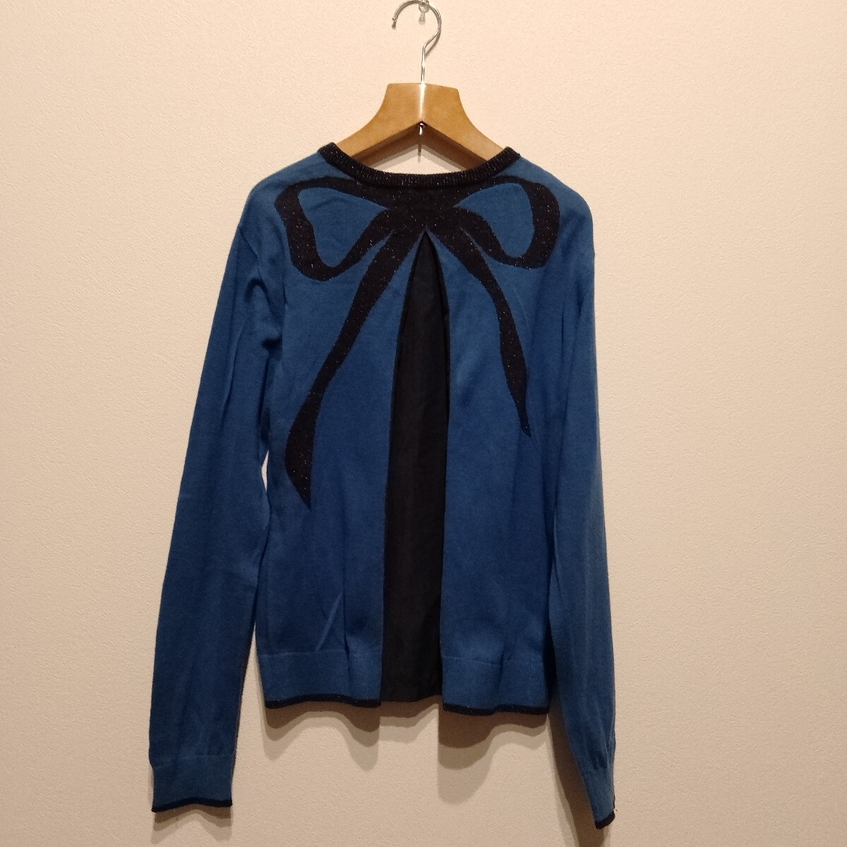 ファミリア　バックリボンカーデガン_画像4