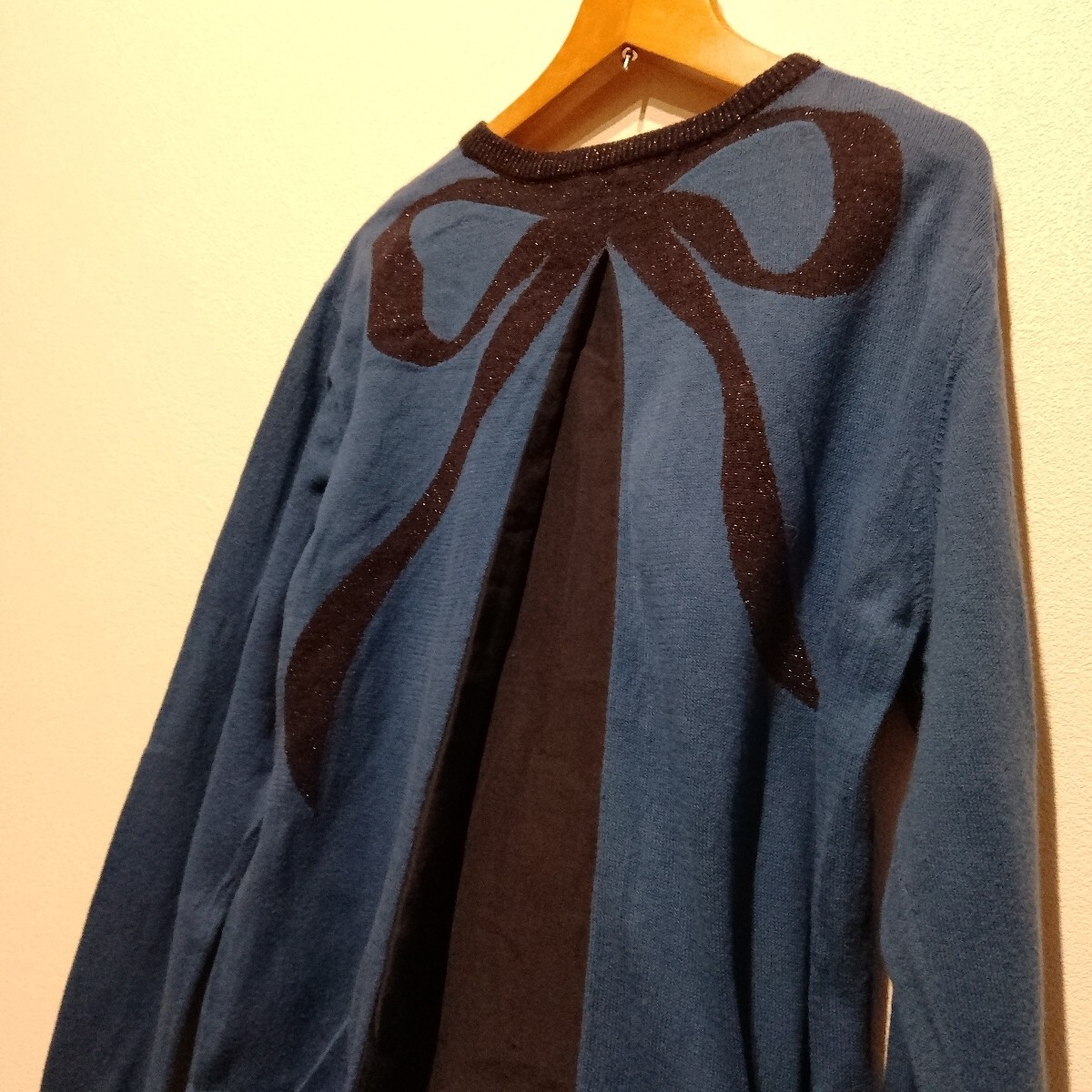 ファミリア　バックリボンカーデガン_画像5