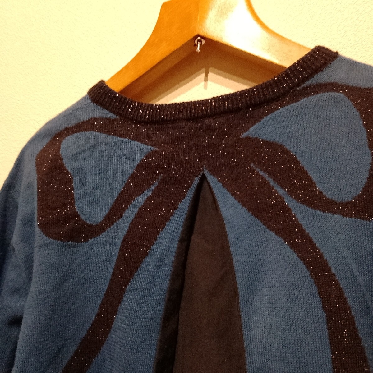 ファミリア　バックリボンカーデガン_画像6