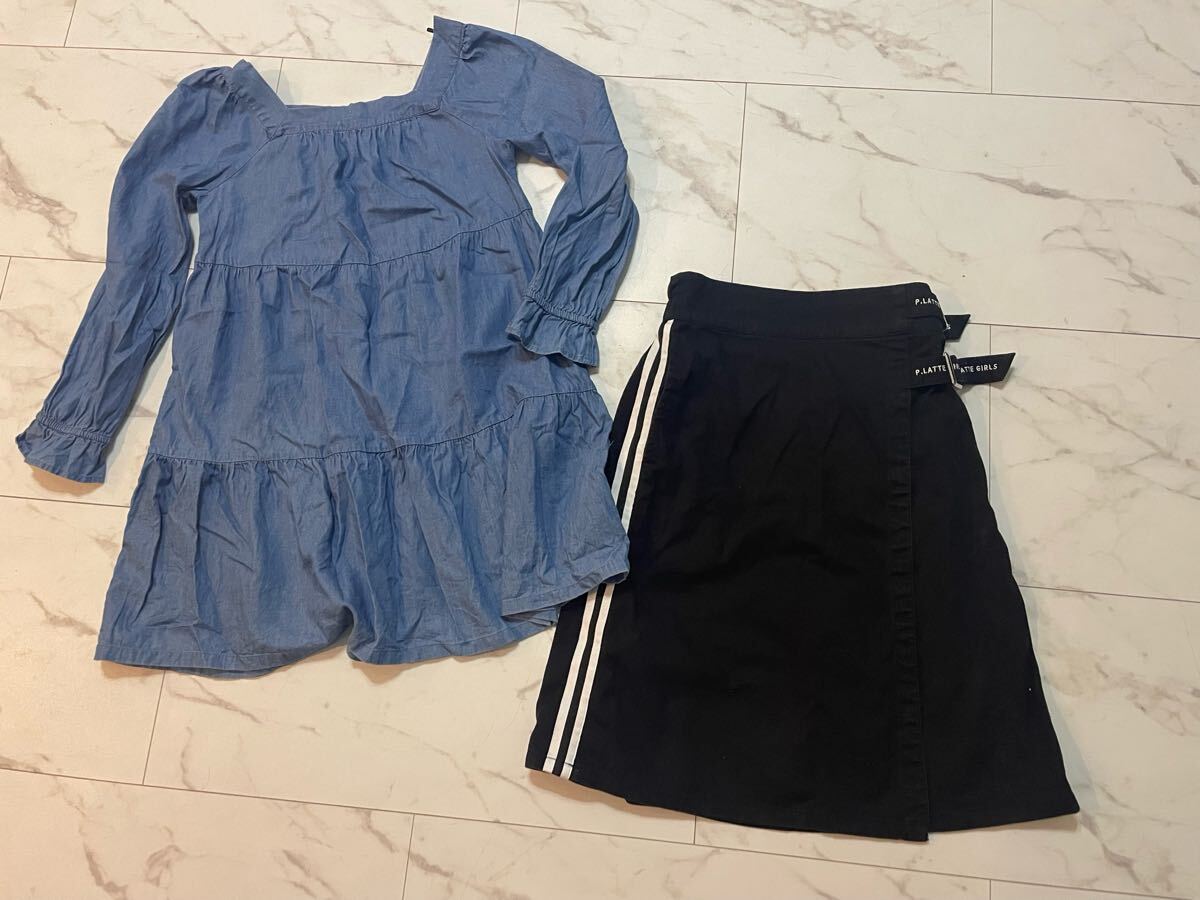 即決★まとめ売り★ワンピース★スカート★サイズ165★160★ピンクラテ★gap★セット_画像1